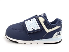 New Balance vintage indigo/quarry blue 574 sneaker (wide)